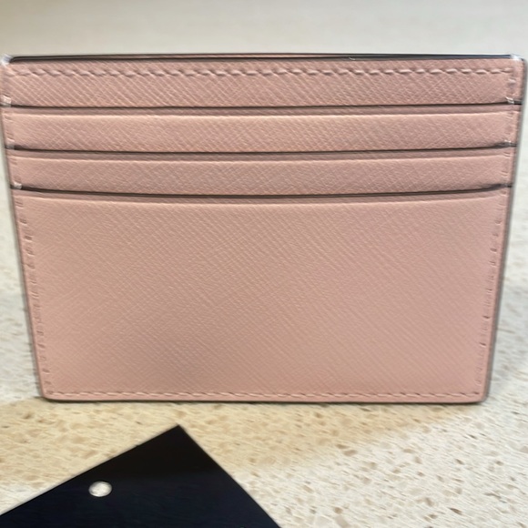 Kate Spade NWT Madison Saffiano Leather Cardholder in Conch Pink MSRP $89 - Picture 3 of 5